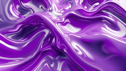 Obraz premium Dynamic liquid pattern in purple tones