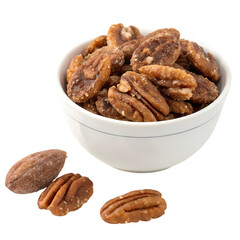 Fototapeta premium Sweet & Savory Candied Pecans: Gourmet Nut Bowl Photo