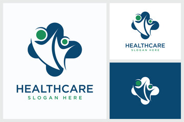 Medical Healthcare Design Inspiration. Medical Healthcare Symbol Logo Vector Template Design, Medical Healthcare Design Logo Vector Illustration