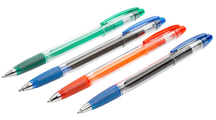 Colorful ballpoint pens in assorted colors perfect for office use and school writing tasks today