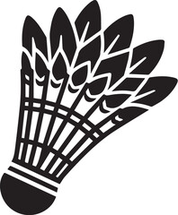 Vector of badminton shuttlecock icon