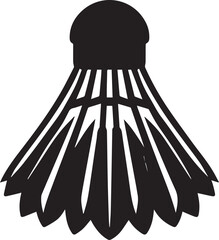 Vector of badminton shuttlecock icon
