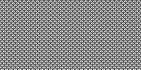 3d circle Minimal Modern vector geometric diagonal fabric waves seamless texture. Cream colour background.