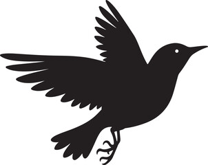 Obraz premium Stylish Bird Outline Graphics for Modern Decor and Art