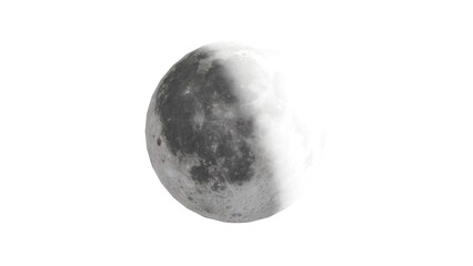 the moon on transparent background