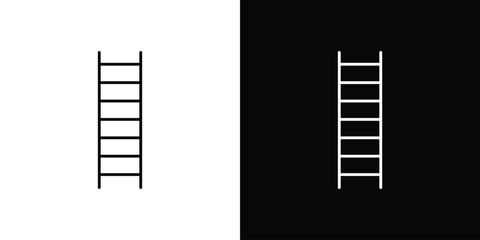 Ladder icon Simple Set. Vector icons for graphic design template.