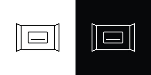 Wipes pack icon Simple Set. Vector icons for graphic design template.