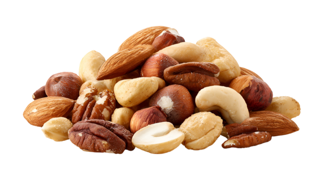 Indian style deep fried snacks falahari chivda, Chewda - chivda or mixture namkeen with dry fruits