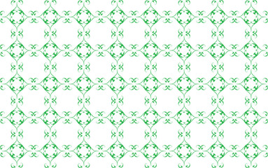 Soft pastel geometric pattern with subtle floral motifs and delicate light blue accents