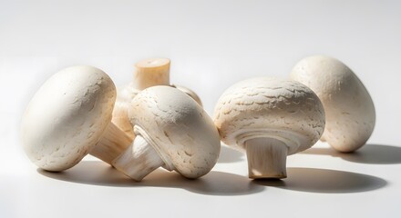 mushrooms on a wooden table