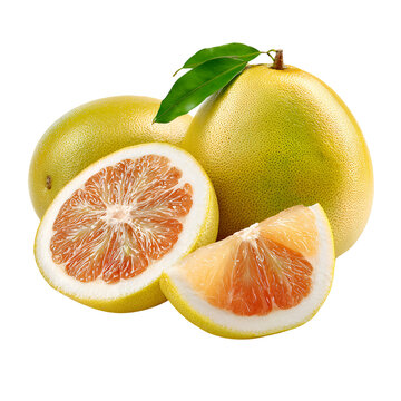Fresh juicy pomelos ready to eat
