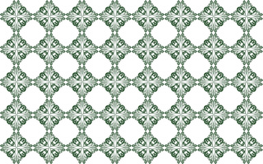 Intricate geometric pattern with repeating diamond shapes and floral motifs in pastel colors