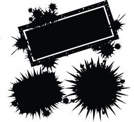 Vintage Dry Brush Ink Stroke Set