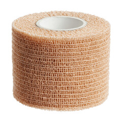 Beige Sticking Plaster - Isolated [Transparent Background PNG].