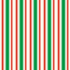 Colorful seamless striped pattern in green red white.Vertical stripes lines abstract repeat pattern for Christmas.Vector illustration background wallpaper for fabric and prints.