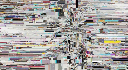 Glitch effect abstract digital distortion pattern
