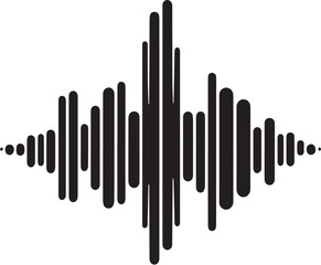 sound wave audio vector illustration