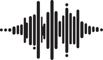 sound wave audio vector illustration