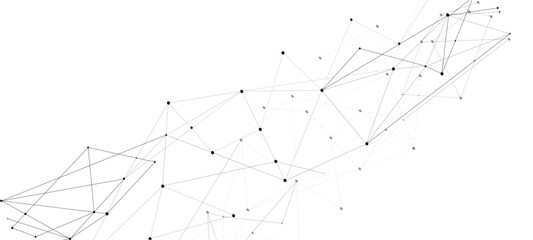 technology concept background spider web on white background