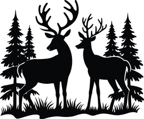 deer in the forest