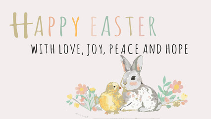 happy easter card
