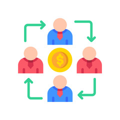 Mutual Fund flat color icon