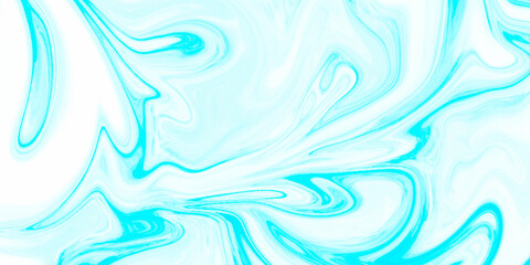 Abstract background of light blue liquid marble surface liner design. marble liquid ink texture. ink backdrop with wavy pattern. liquify swirl blue colour art.