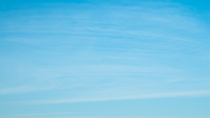 blue background, blue sky in the photo