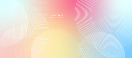 Abstract gradient circle background . Modern circle lines pattern. Minimal geometric design. Futuristic concept. Suit for cover, poster, banner, brochure, header, presentation, web, flyer
