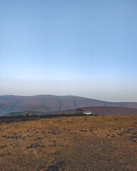 Early morning on the hills in Koraput, Odisha, India in November 2024....