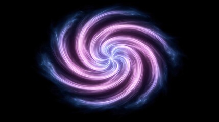 Naklejka premium Captivating cosmic vortex with vibrant pink and blue energy swirling in mesmerizing motion