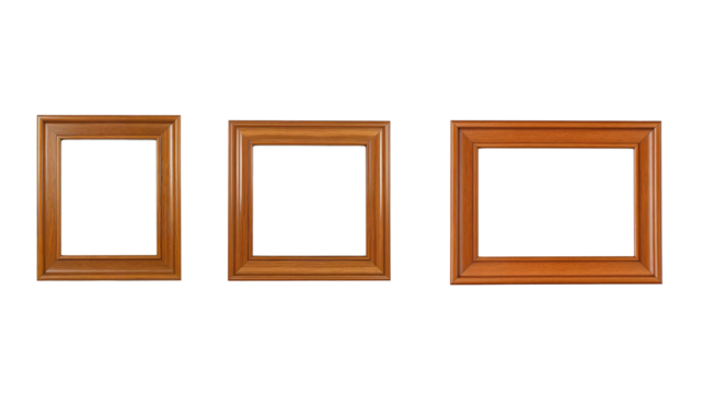 Wooden Frame on transparent background png