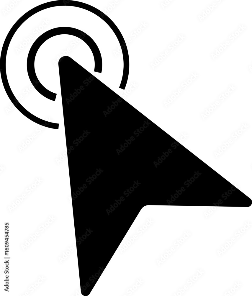 Fototapete Computer Cursors Mouse Click Pointer Icon Set and Computer Computer Mouse, Arrow Symbol, Icon Symbol, Computer Graphic, E-commerce Cursor icon click Outline and Solid Styles Easily editable SVG 10