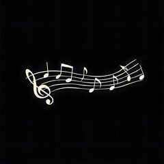 Elegant Musical Note Artwork for Music Lovers