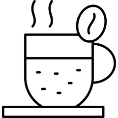 Kopi Tubruk Icon Vector Element