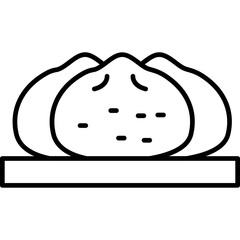 Dimsum Icon Vector Element
