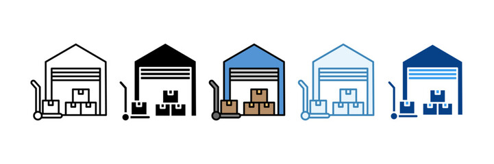 Inventory Procurement  Icon Set Multiple Style Collection
