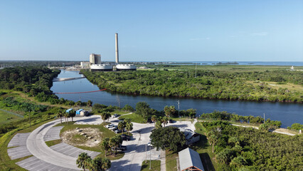 Anclote Key Power Plant Gulf Coast Florida