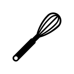 Kitchen Whisk Icon Vector Flat and Clean Look Isolated