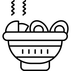 Soup Icon Vector Element