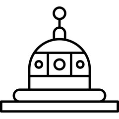 Food Tray Icon Vector Element