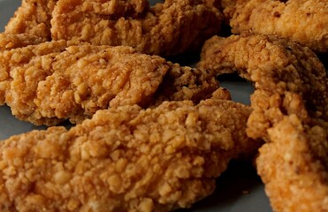 Chicken strips from the close