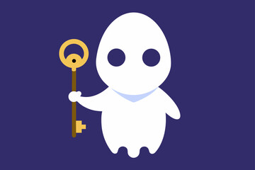ghost child with cursed key