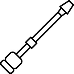 Trigger Gun Icon Vector Element