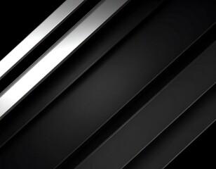 Obraz premium Abstract diagonal stripes in black and white