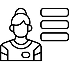 Player Icon Vector Element