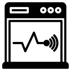 Electrical Sensor outline mixed icon