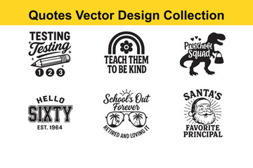 Fototapeta premium Variety of Black and White Themed Designs Featuring Education Retirement and Holiday Concepts collection six