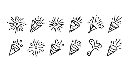 Obraz premium hand drawn flowers vector illustration