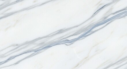 Obraz premium An elegant white marble background featuring soft, diagonal gray and blue mineral veins.